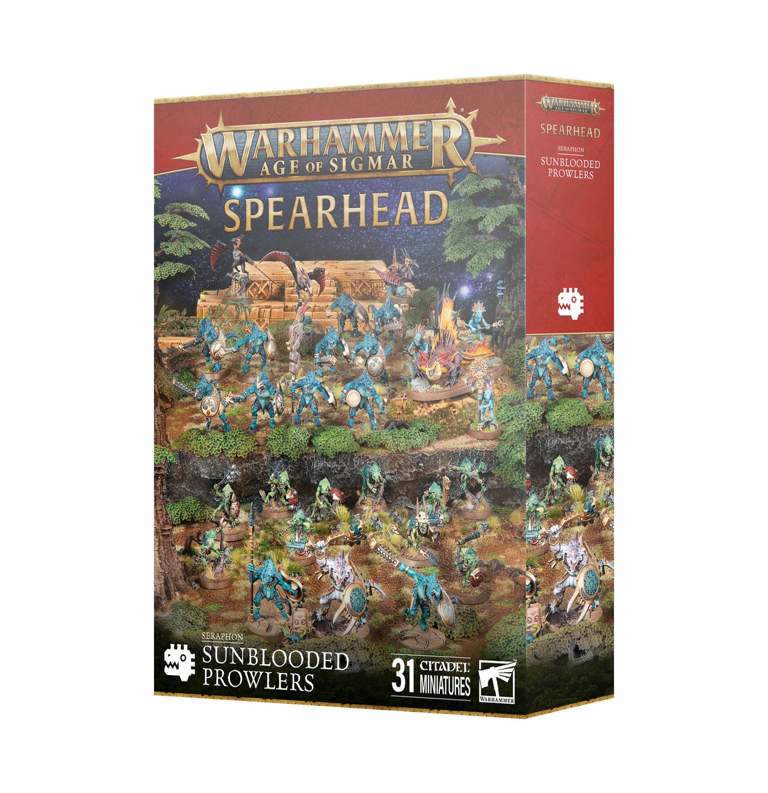 Warhammer Age of Sigmar: Seraphon Sunblooded Prowlers Spearhead
