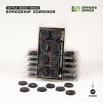 Battle Ready Bases: Spaceship Corridor- Round 28mm (x8)