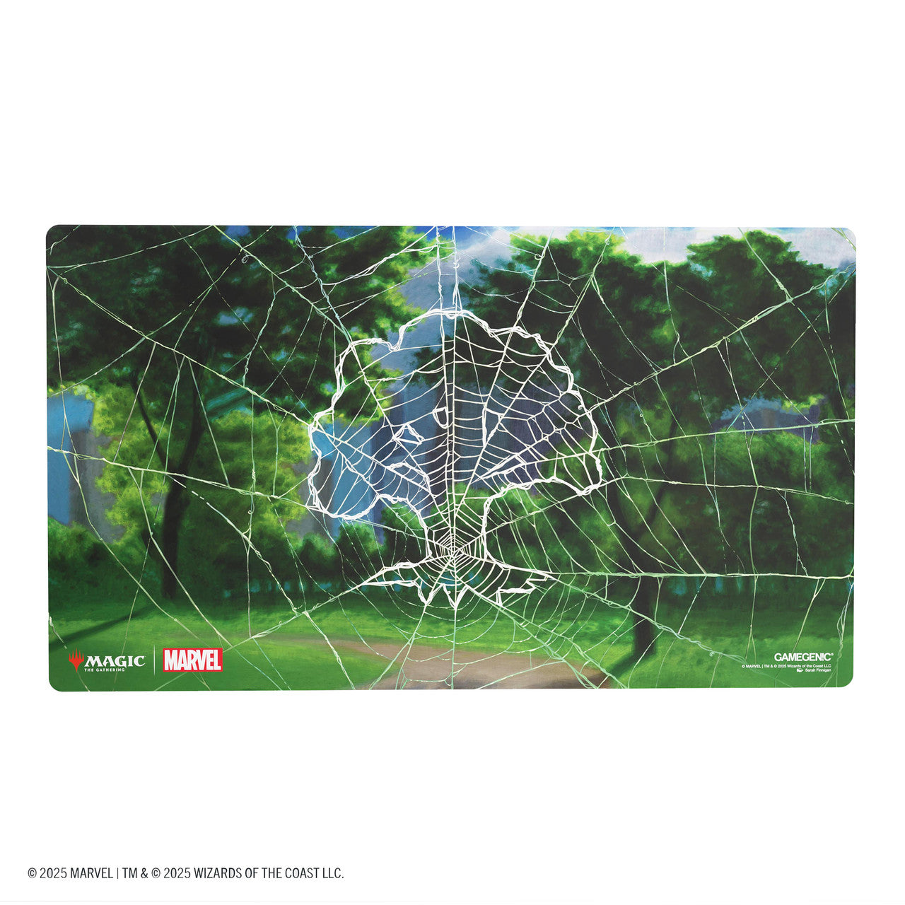 Magic The Gathering Marvel's Spider-Man: Shiny Playmat - Spider-Man Forest