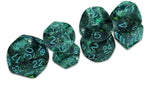 DCC Dice: Verdigris Grecian Vase Dice (7 dice set)