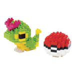 Pokemon Nanoblock Ser Caterpie & Poke Ball