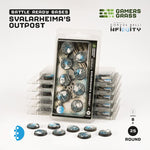 Battle Ready Bases: Svalarheima’s Outpost- Round 25mm (8x)