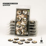 Battle Ready Bases: Winter- Round 28mm (x8)