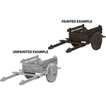 WizKids Deep Cuts Unpainted Miniatures: 2 Wheel Cart
