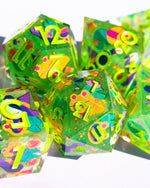 High Rollers x Dispel "The Clever Toad" 7 Piece Iconic Dice Set