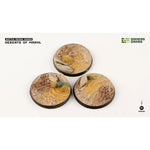 Battle Ready Bases: Deserts of Maahl- Round 50mm (x3)