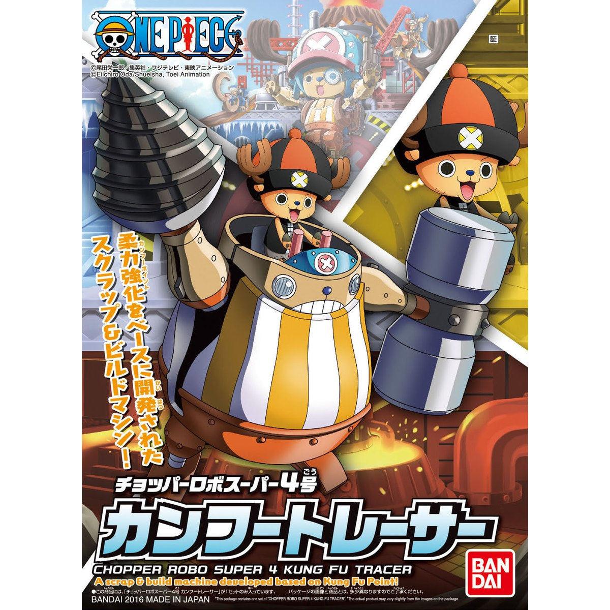 One Piece Model Kit: Mecha Collection One Piece- Chopper Robo Super 4 Kung Fu Tracer Chopper Robo