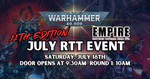 Warhammer 40k RTT Events at Empire Games (July '26)