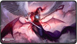 Magic the Gathering CCG: Commander Series - Black Stitched Playmat Kaalia - Fan Vote