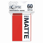 Ultra Pro Small PRO Matte Eclipse Sleeves - Apple Red (60)