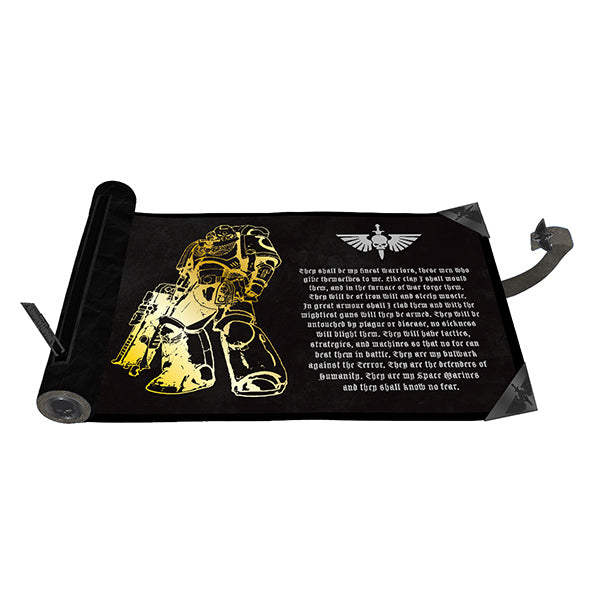 Warhammer 40K: Space Marines - Adeptus Astartes Dice Scroll Premium Foil