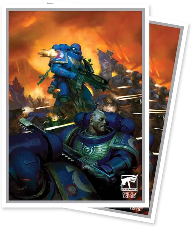 Warhammer 40K: Space Marines - Adeptus Astartes 105ct Apex Deck Protector sleeves