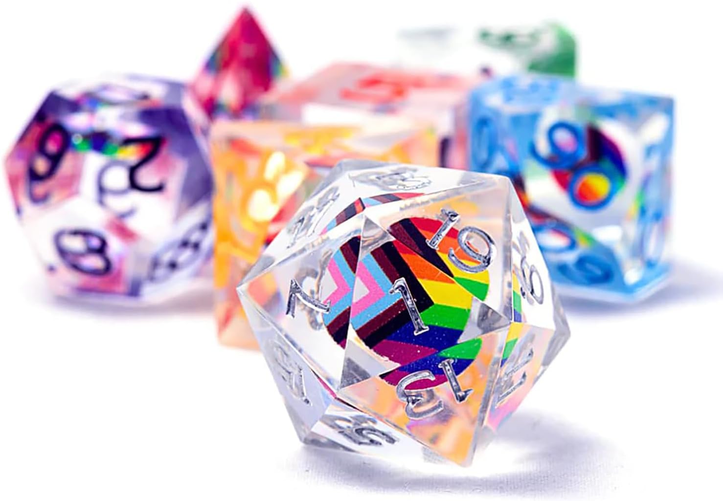 Dungeons & Dragons: Progress Pride Dice Set