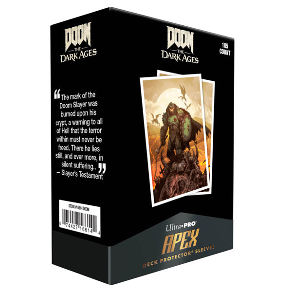 DOOM: 105ct Apex Deck Protector Sleeves 2 for Bethesda
