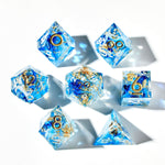Arctic Bloom V2 7-Piece Polyhedral Dice Set