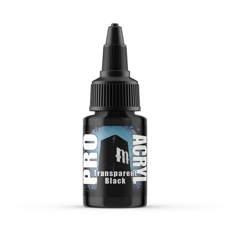 Pro Acryl: Transparent Black (22ml)