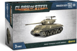 Clash of Steel: American - M4A3E8 Easy Eight Tank Platoon (x3 Plastic)