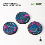 Battle Ready Bases: Alien Infestation- Round 50mm (x3)