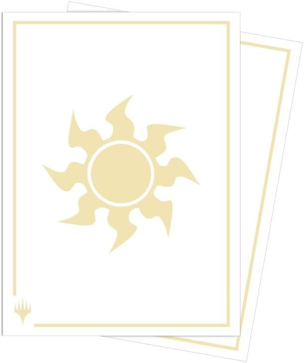 Magic the Gathering CCG: Mana 8 - 105ct Apex Deck Protector sleeves - Plains