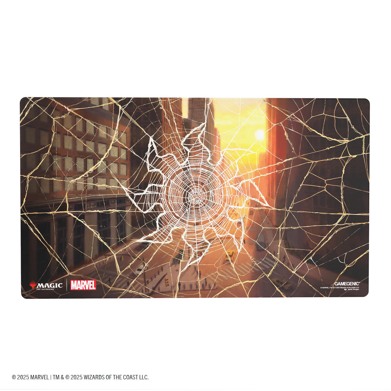 Magic The Gathering Marvel's Spider-Man: Shiny Playmat - Spider-Man Plains
