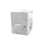 Marble Satin Tower - White / Black