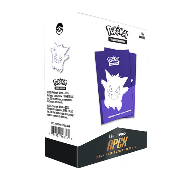 Pokemon TCG: Elite Gengar 105ct Apex Deck Protector Sleeves