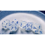 Borealis: Mega-hedral Icicle/light blue Luminary 7-Die Set