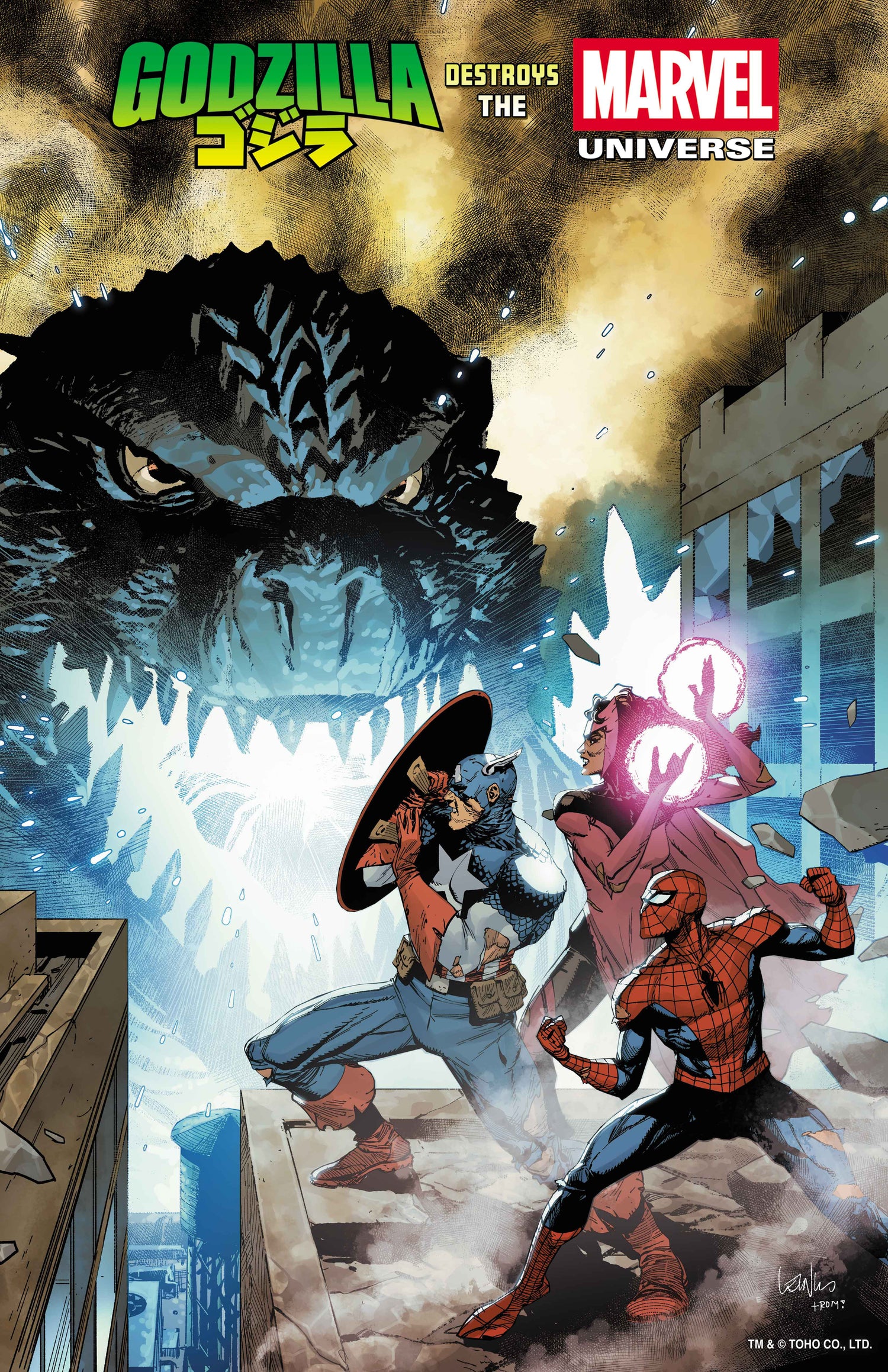 Godzilla Destroys The Marvel Universe