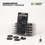 Battle Ready Bases: Spaceship Corridor - Round 40mm (x5)