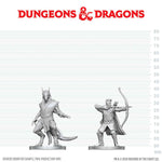 Dungeons & Dragons Nolzur's Marvelous Unpainted Miniatures: Elf Ranger & Dragonborn Monk
