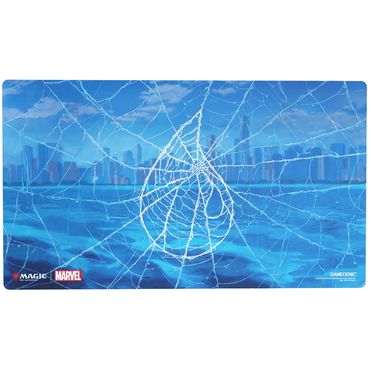 Magic The Gathering Marvel's Spider-Man: Shiny Playmat - Spider-Man Island