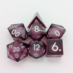 Mystery Dice Goblin Shimmer Dark Pink Liquid Core Dice Set