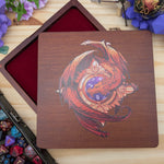 Mystery Dice Games Brown Wooden Dice Box