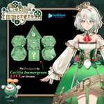 Cecilia Immergreen Glass Dice Set | hololive English x MMG Exclusive