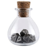 Unseelie Potion Bottle: Mini Metal Ancient Silver 7 Die Set