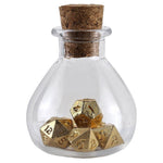 Unseelie Potion Bottle: Mini Metal Gold 7 Die Set