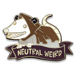 Enamel Pin: Alternative Alignments - Neutral Weird Opossum