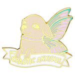 Enamel Pin: Alternative Alignments - Chaotic Anxious Chihuahua