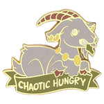 Enamel Pin: Alternative Alignments - Chaotic Hungry Goat