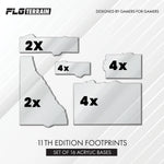 Frontline Gaming Terrain: 11th Acrylic Terrain Bases