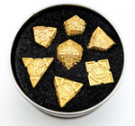 Gold Arrow 7 Die Metal Set with Gold Numbers