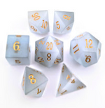 Cymophanite Gray Gemstone 7 Die Set