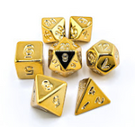 Gold Almost Metal 7 Die Set with Gold Numbers