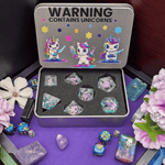 Mystery Dice Goblin Unicorn Dice Tin