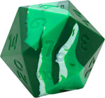 Random Encounter: Counter Attack - Military, Nature, & Terrain Green Swirls (58mm Silicone D20)