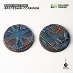 Battle Ready Bases: Spaceship Corridor- Round 60mm (x2)