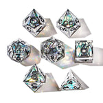 Heart of Glass 7-Piece Iconic Dice Set