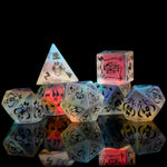 Hakos Baelz Frosted Glass Dice Set | hololive x MMG Exclusive