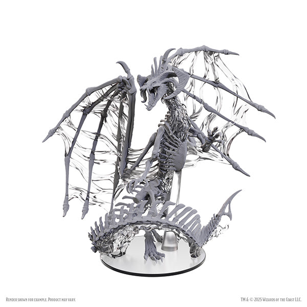 Dungeons & Dragons: Nolzur's Marvelous Unpainted Miniatures - Black Dracolich Boxed Miniature