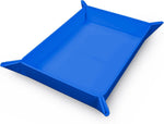 Vivid Magnetic Foldable Dice Tray: Blue
